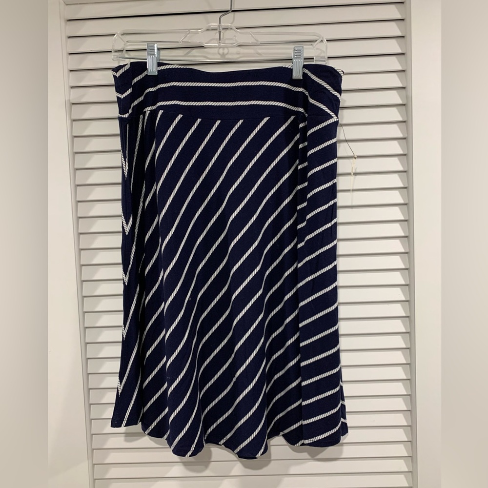 NWT Talbots Nautical Skirt Sz L